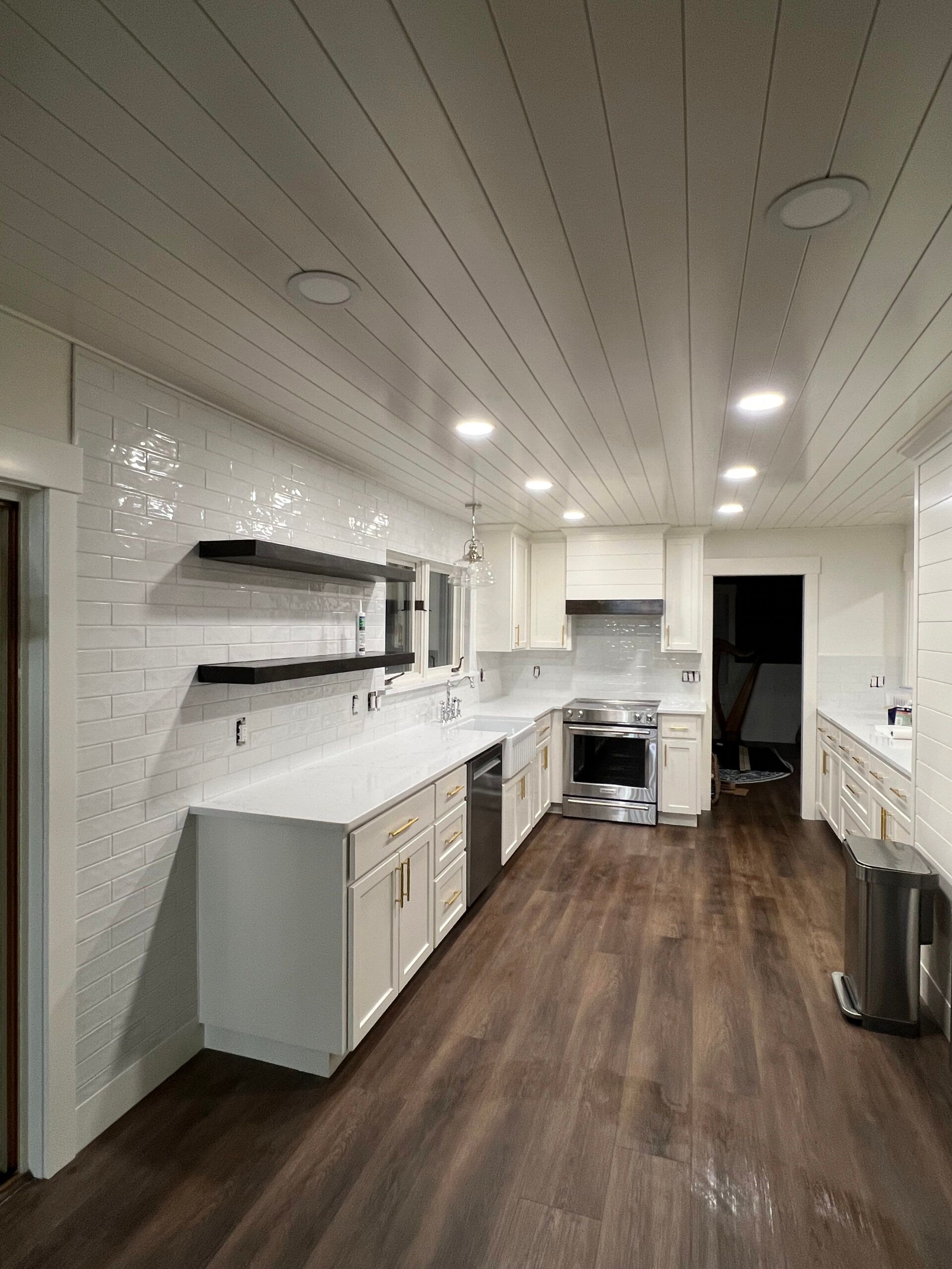 kitchen cabinets and flooring